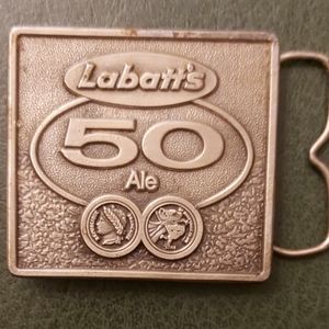 Vintage 1977 Labatt's Belt Buckle